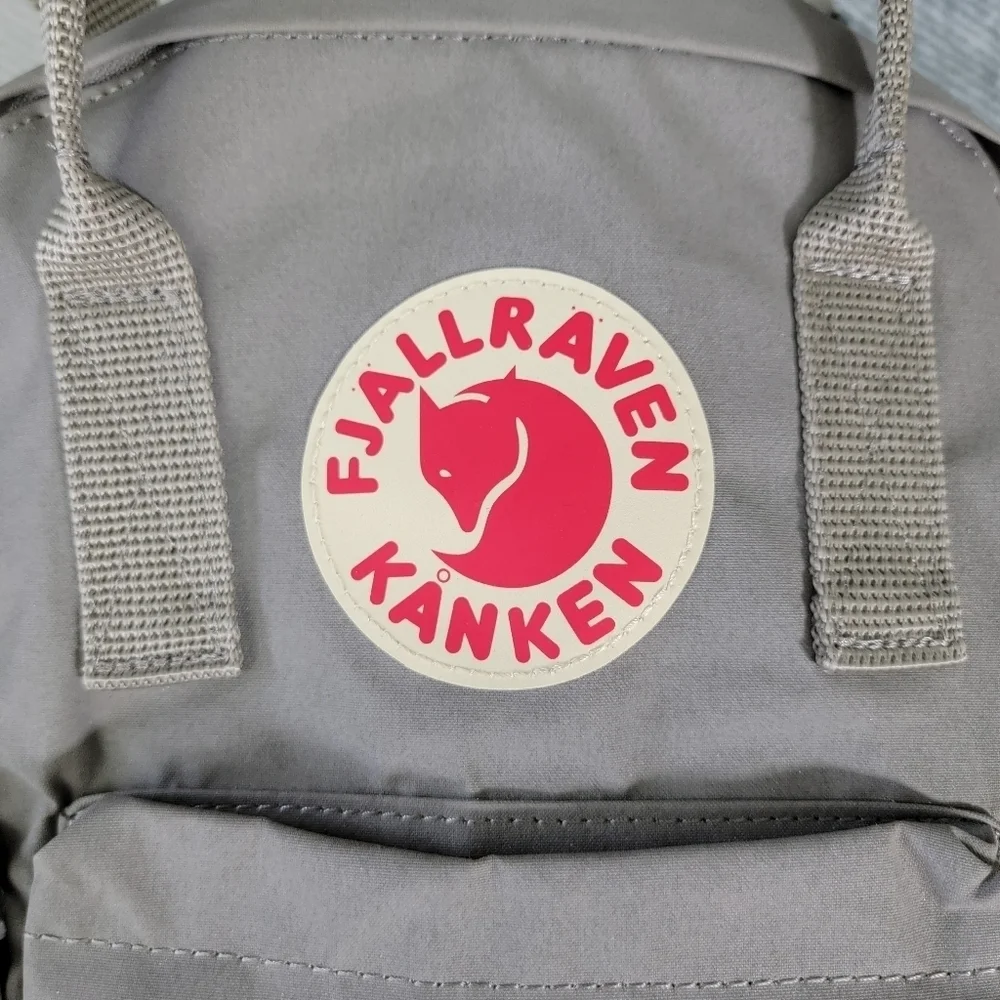 Fjallraven Kanken Mini Backpack In Fog Gray Never Used